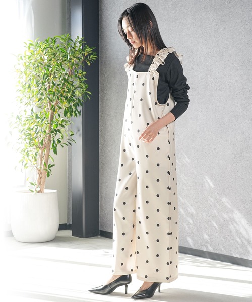 mili an deni（ミリアンデニ）の「バックパールリブカットソートップス（Tシャツ/カットソー・レディース・ブラック/ネイビー/オフホワイト/ダークブルー・M/L）」の11枚目の写真