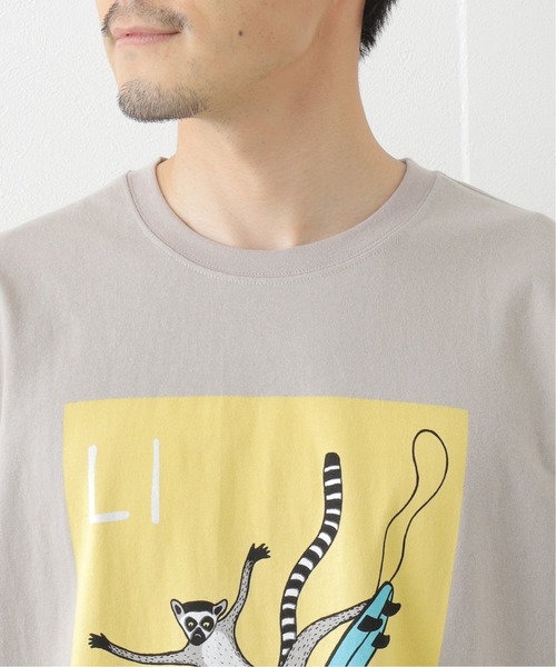 Jonas Claesson（ジョナスクレアッソン）の「【JONAS CLAESSON / ジョナス クレアッソン】別注 LEMUR Tシャツ（Tシャツ/カットソー・メンズ・ベージュ・MEDIUM/LARGE）」の6枚目の写真