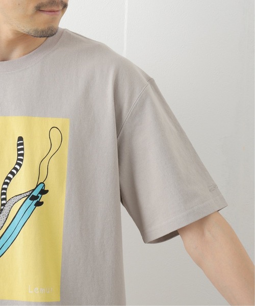 Jonas Claesson（ジョナスクレアッソン）の「【JONAS CLAESSON / ジョナス クレアッソン】別注 LEMUR Tシャツ（Tシャツ/カットソー・メンズ・ベージュ・MEDIUM/LARGE）」の8枚目の写真