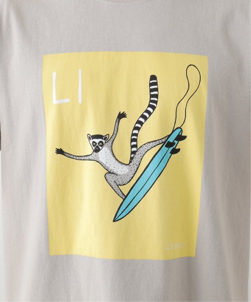 Jonas Claesson（ジョナスクレアッソン）の「【JONAS CLAESSON / ジョナス クレアッソン】別注 LEMUR Tシャツ（Tシャツ/カットソー・メンズ・ベージュ・MEDIUM/LARGE）」の10枚目の写真