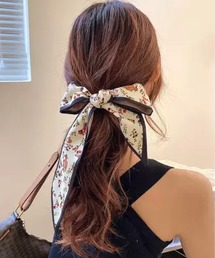 NOLITA LABORATORY（ノリータラボラトリー）の「【 NOLITA / ノリータ 】バッグにも巻ける 大人可愛い リボン スカーフ ツィリー（バンダナ/スカーフ）」