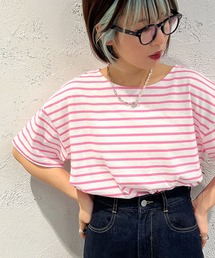 apres jour mignon（アプレジュールミニョン）の「ボーダー半袖トップス【ZOZOTOWN限定アイテム】（Tシャツ/カットソー）」