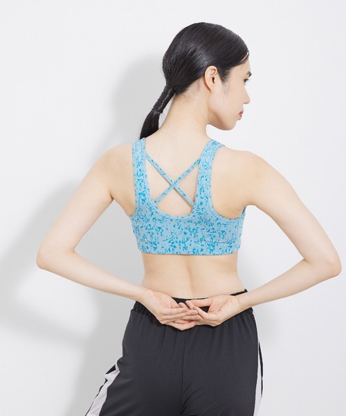 NIKE（ナイキ）の「【NIKE】ナイキ Dri-FIT スウッシュ アイコン クラッシュ スポーツブラ（ブラジャー・レディース・ピンク/ブルー系その他4・S/M/L）」の5枚目の写真