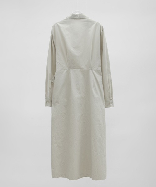 MUYMONA(ムイモナ)の「【MUYMONA】【2022SS】Wrap detail cotton shirt onepiece mmw22s031(ワンピース・レディース・ネイビー/ライトグリーン・FREE)」の12枚目の写真