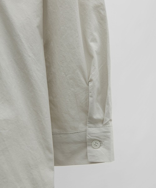 MUYMONA(ムイモナ)の「【MUYMONA】【2022SS】Wrap detail cotton shirt onepiece mmw22s031(ワンピース・レディース・ネイビー/ライトグリーン・FREE)」の15枚目の写真