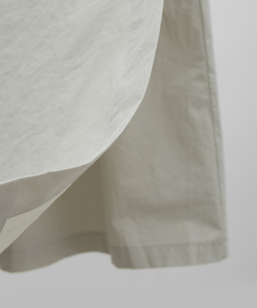 MUYMONA(ムイモナ)の「【MUYMONA】【2022SS】Wrap detail cotton shirt onepiece mmw22s031(ワンピース・レディース・ネイビー/ライトグリーン・FREE)」の17枚目の写真