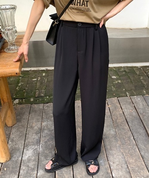 MANGROVE(マングローブ)の「バックゴムフルレングススラックス(スラックス・レディース・ホワイト/ブラック/ピンク/ライトピンク・MEDIUM/LARGE)」の3枚目の写真