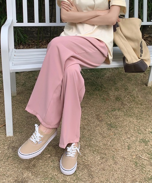 MANGROVE(マングローブ)の「バックゴムフルレングススラックス(スラックス・レディース・ホワイト/ブラック/ピンク/ライトピンク・MEDIUM/LARGE)」の12枚目の写真