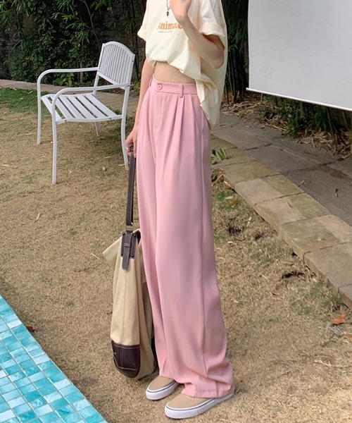 MANGROVE(マングローブ)の「バックゴムフルレングススラックス(スラックス・レディース・ホワイト/ブラック/ピンク/ライトピンク・MEDIUM/LARGE)」の15枚目の写真