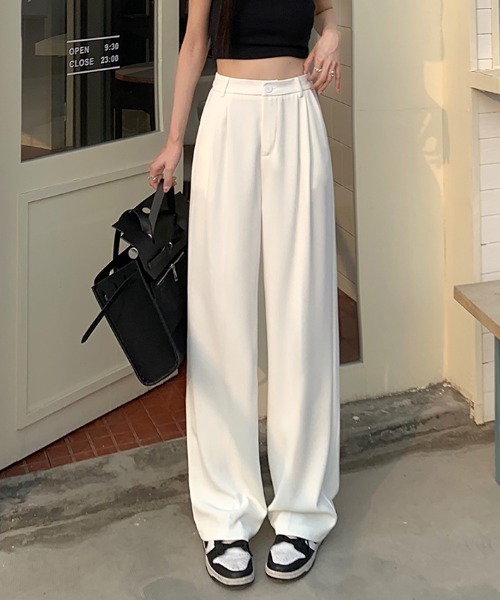 MANGROVE(マングローブ)の「バックゴムフルレングススラックス(スラックス・レディース・ホワイト/ブラック/ピンク/ライトピンク・MEDIUM/LARGE)」の18枚目の写真