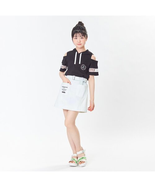 algy（アルジー）の「クリアーロゴバンドサンダル（サンダル・キッズ・ブラック/オフホワイト/ピンク/オレンジ/グリーン・23/24/22/20/21）」の22枚目の写真