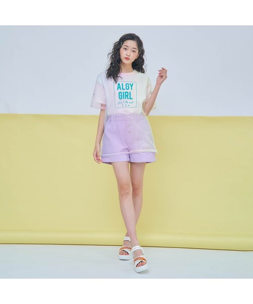 algy（アルジー）の「クリアーロゴバンドサンダル（サンダル・キッズ・ブラック/オフホワイト/ピンク/オレンジ/グリーン・23/24/22/20/21）」の20枚目の写真