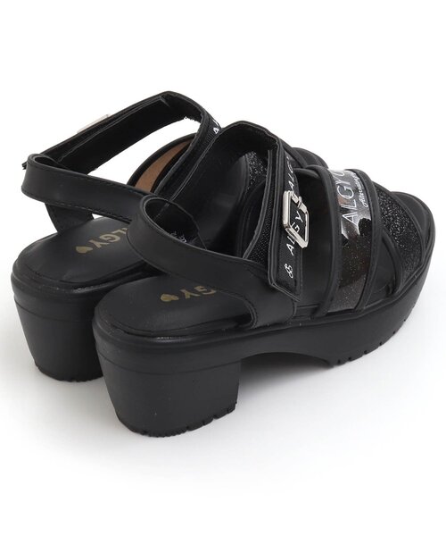 algy（アルジー）の「クリアーロゴバンドサンダル（サンダル・キッズ・ブラック/オフホワイト/ピンク/オレンジ/グリーン・23/24/22/20/21）」の17枚目の写真