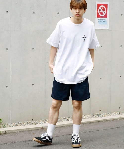 FIVE BROTHER（ファイブブラザー）の「FIVE BROTHER/ファイブブラザー Work shorts ワークショーツ イージーショーツ ハーフパンツ（その他パンツ・メンズ・ホワイト/ブラック/ベージュ/ネイビー・M/L/XL）」の12枚目の写真