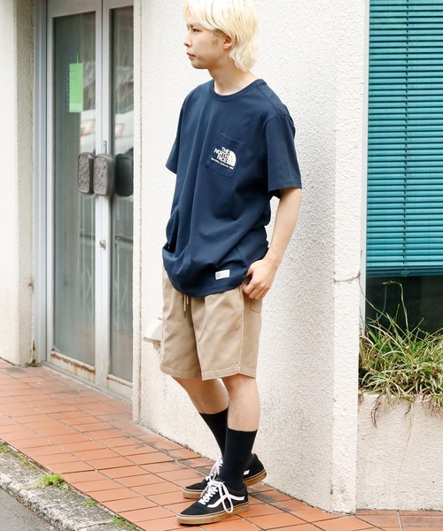 FIVE BROTHER（ファイブブラザー）の「FIVE BROTHER/ファイブブラザー Work shorts ワークショーツ イージーショーツ ハーフパンツ（その他パンツ・メンズ・ホワイト/ブラック/ベージュ/ネイビー・M/L/XL）」の7枚目の写真