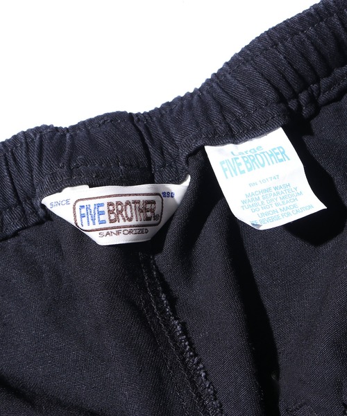 FIVE BROTHER（ファイブブラザー）の「FIVE BROTHER/ファイブブラザー Work shorts ワークショーツ イージーショーツ ハーフパンツ（その他パンツ・メンズ・ホワイト/ブラック/ベージュ/ネイビー・M/L/XL）」の22枚目の写真