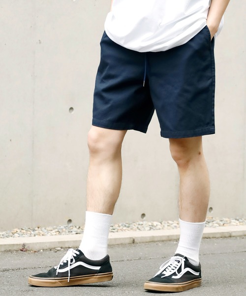 FIVE BROTHER（ファイブブラザー）の「FIVE BROTHER/ファイブブラザー Work shorts ワークショーツ イージーショーツ ハーフパンツ（その他パンツ・メンズ・ホワイト/ブラック/ベージュ/ネイビー・M/L/XL）」の15枚目の写真