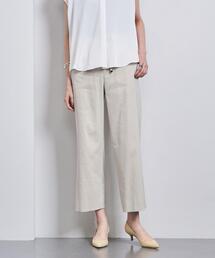 UNITED ARROWS | LI/STRC クロップド パンツ O.WHITE(その他パンツ)