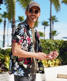 レーヨン 半袖 アロハシャツ