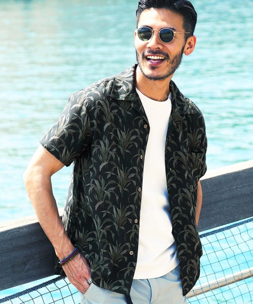 jiggys shop(ジギーズショップ)の「レーヨン 半袖 アロハシャツ(シャツ/ブラウス・メンズ・ホワイト系その他3/ブラック系その他3/ブルー系その他/ブラック系その他5/ホワイト系その他5/ブルー系その他3/ブルー系その他5/ブラック系その他/ブラック系その他2/ホワイト系その他/ブルー系その他6/ホワイト系その他2/ブルー系その他4/ホワイト系その他4/グレー系その他/ブラック系その他4/ブルー系その他2/ブラック系その他7/グレー系その他2/グレー系その他3/ブルー系/ブルー系1/ブラック系その他6/ブルー系その他7/ブラウン系その他/ホワイト系その他6/ブラック系/グレー系その他4/オレンジ系/ブラック系1/ネイビー系/グリーン系/ネイビー系1/ホワイト系/ホワイト系1/ホワイト系2・X-LARGE/MEDIUM/SMALL/LARGE)」の22枚目の写真