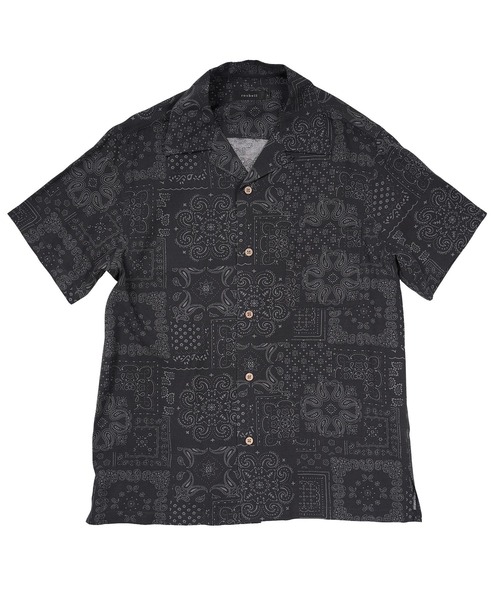 ROUGH TRADE シャツ レーヨン アロハシャツ(M1) メンズ