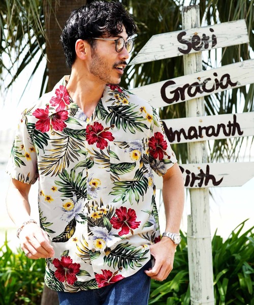 レーヨン 半袖 アロハシャツ（シャツ/ブラウス）｜JIGGYS SHOP（ジギー