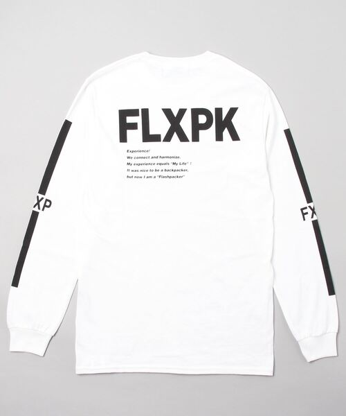 FLASH PACKER(フラッシュパッカー)の「FLASH PACKER ロングスリーブTシャツ(Tシャツ/カットソー・メンズ・ホワイト/ブラック/アッシュ・S/L)」の19枚目の写真