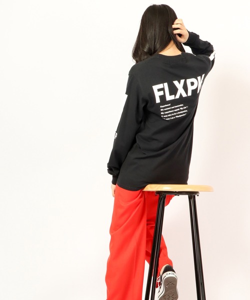 FLASH PACKER(フラッシュパッカー)の「FLASH PACKER ロングスリーブTシャツ(Tシャツ/カットソー・メンズ・ホワイト/ブラック/アッシュ・S/L)」の14枚目の写真