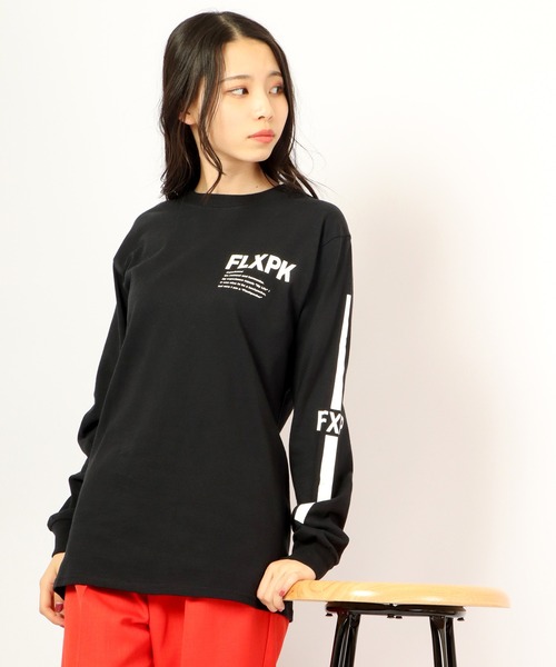 FLASH PACKER(フラッシュパッカー)の「FLASH PACKER ロングスリーブTシャツ(Tシャツ/カットソー・メンズ・ホワイト/ブラック/アッシュ・S/L)」の12枚目の写真