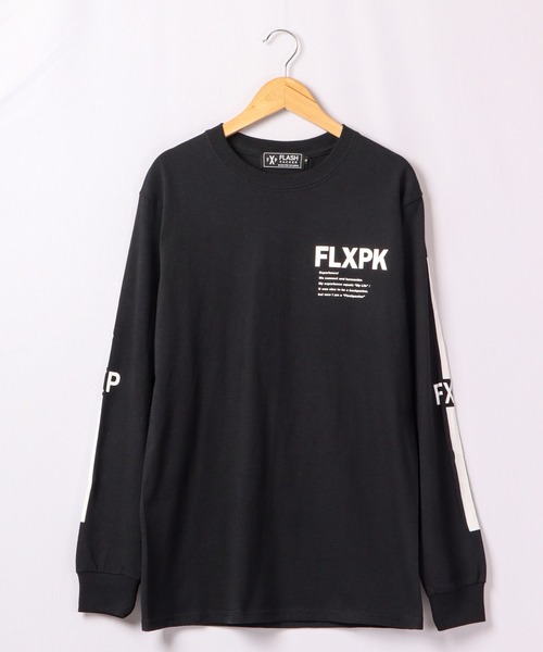 FLASH PACKER(フラッシュパッカー)の「FLASH PACKER ロングスリーブTシャツ(Tシャツ/カットソー・メンズ・ホワイト/ブラック/アッシュ・S/L)」の10枚目の写真