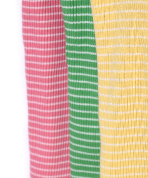 w closet(ダブルクローゼット)の「カップ付きバッククロスタンクトップ(タンクトップ・レディース・グリーン/ピンク系その他/ホワイト×イエロー・FREE)」の19枚目の写真