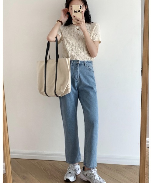 Ritzy(リッツィー)の「ボコボコ半袖カットソー(Tシャツ/カットソー・レディース・ホワイト/ブラック/ライム・M/L)」の4枚目の写真