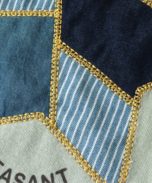 BREEZE by yumi.（ブリーズバイユミ）の「WEB限定 パッチワークTシャツ【BREEZE by yumi】（Tシャツ/カットソー・キッズ・オフホワイト/サックスブルー/ミント・90/100/110/120/80/130/140）」の16枚目の写真