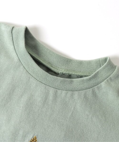 BREEZE by yumi.（ブリーズバイユミ）の「WEB限定 パッチワークTシャツ【BREEZE by yumi】（Tシャツ/カットソー・キッズ・オフホワイト/サックスブルー/ミント・90/100/110/120/80/130/140）」の13枚目の写真