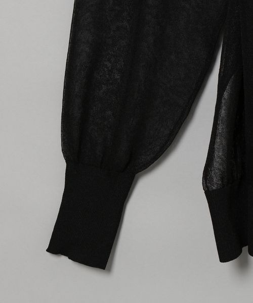 JEANASIS（ジーナシス）の「14GビスコースシアーVカーディガン/347303（カーディガン/ボレロ・レディース・ホワイト/ブラック/アイボリー/ライトオレンジ系/パープル/オレンジ・FREE）」の18枚目の写真