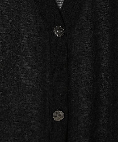 JEANASIS（ジーナシス）の「14GビスコースシアーVカーディガン/347303（カーディガン/ボレロ・レディース・ホワイト/ブラック/アイボリー/ライトオレンジ系/パープル/オレンジ・FREE）」の22枚目の写真