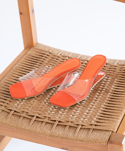 ALEXIA STAM（アリシアスタン）の「Unique Clear Heel Sandals /ユニーククリアヒールサンダル（サンダル・レディース・ゼブラ/ホワイト・S/M/L）」の10枚目の写真