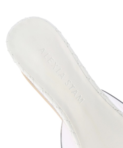 ALEXIA STAM（アリシアスタン）の「Unique Clear Heel Sandals /ユニーククリアヒールサンダル（サンダル・レディース・ゼブラ/ホワイト・S/M/L）」の18枚目の写真