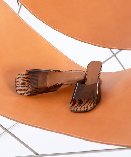 ALEXIA STAM（アリシアスタン）の「Unique Clear Heel Sandals /ユニーククリアヒールサンダル（サンダル・レディース・ゼブラ/ホワイト・S/M/L）」の15枚目の写真