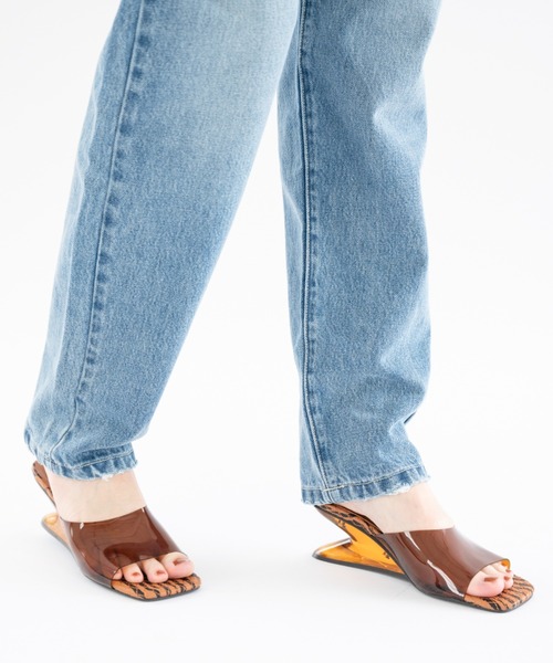 ALEXIA STAM（アリシアスタン）の「Unique Clear Heel Sandals /ユニーククリアヒールサンダル（サンダル・レディース・ゼブラ/ホワイト・S/M/L）」の11枚目の写真