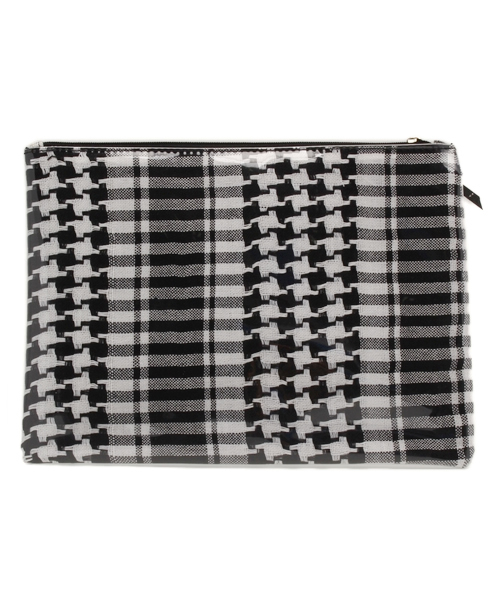 coen（コーエン）の「【OS/GS/GR限定】【Market】Fatima Morocco（ファティマモロッコ）ビニールクラッチ（ショルダーバッグ・レディース・ブラック/ダークグリーン・フリー）」の4枚目の写真