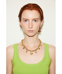 THROW by SLY | THROW HEART CHARM CHAIN N/C ハートチャーム チェーン ネックレス(ネックレス)