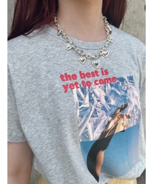 THROW by SLY（スローバイスライ）の「THROW HEART CHARM CHAIN N/C ハートチャーム チェーン ネックレス（ネックレス・レディース・ゴールド/シルバー・FREE）」の8枚目の写真