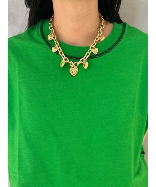 THROW by SLY（スローバイスライ）の「THROW HEART CHARM CHAIN N/C ハートチャーム チェーン ネックレス（ネックレス・レディース・ゴールド/シルバー・FREE）」の18枚目の写真