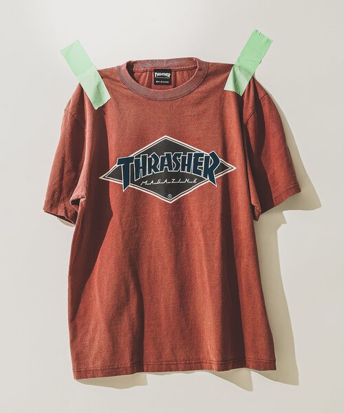 THRASHER(スラッシャー)の「【THRASHER/スラッシャー×JOURNAL STANDARD】別注 半袖 加工Tシャツ(Tシャツ/カットソー・メンズ・ブラック系その他/グレー系その他/ネイビー/ボルドー・X-LARGE/XX-LARGE)」の4枚目の写真