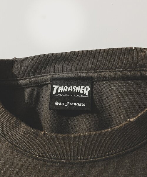 THRASHER(スラッシャー)の「【THRASHER/スラッシャー×JOURNAL STANDARD】別注 半袖 加工Tシャツ(Tシャツ/カットソー・メンズ・ブラック系その他/グレー系その他/ネイビー/ボルドー・X-LARGE/XX-LARGE)」の9枚目の写真