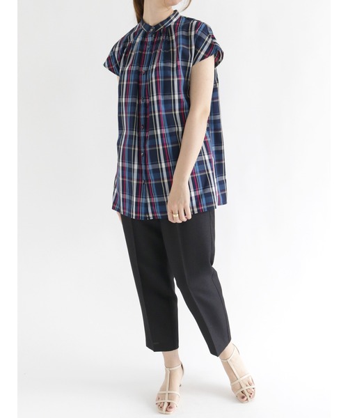 Te chichi（テチチ）の「麻調プリペラテーパードパンツ（その他パンツ・レディース・ブラック/パープル/グリーン・SMALL/MEDIUM）」の5枚目の写真