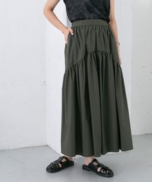 KBF | ラウンドギャザーフレアスカート(スカート)