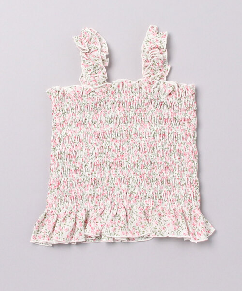 WC（ダブル シー）の「リトルフラワーフリルキャミ（キャミソール・レディース・ピンク/イエロー/ブルー・FREE）」の4枚目の写真
