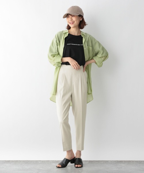 GLOBAL WORK　ウツクシルエットテーパードパンツ　Мサイズ【新品】 GLOBAL WORK パンツ ウツクシルエットテーパードパンツTall